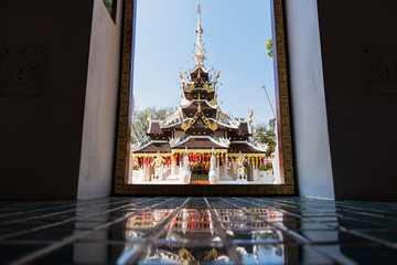 Chiang Mai , Thailand - January, 18, 2020 :Wat Pa Dara Phirom is a 100 years old royal temple in...