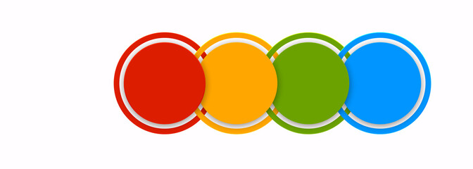 4 components chart make up something. Modern business circle infographics four options banner. Vector layout piece chart workflow. 4 piece diagram number component. Four step up options for web design