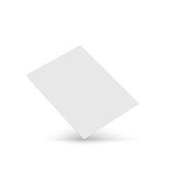 Realistic business cards template. Flyer mockup. Vector