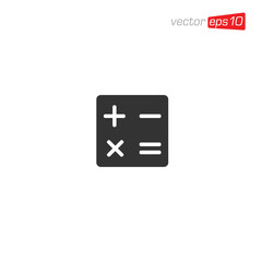 Calculator Icon Logo Design Vector