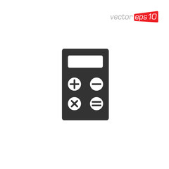 Calculator Icon Logo Design Vector