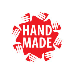 Vector icon handmade on a white background