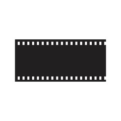 Vector blank cinema film story Icon template black color editable. Vector blank cinema film story Icon symbol Flat vector illustration for graphic and web design.