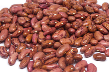 Close up of selective focus red beans.