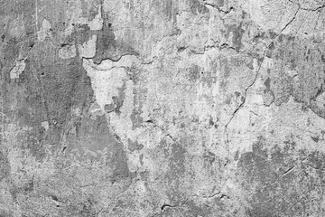 Papier Peint photo Vieux mur texturé sale Texture of a concrete wall with cracks and scratches which can be used as a background