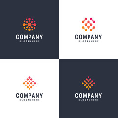 Inspirational gradient logo bundle