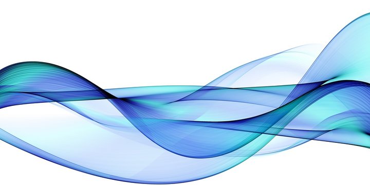 Color light blue abstract waves design © gojalia
