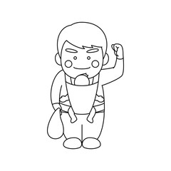 男性育児頑張る