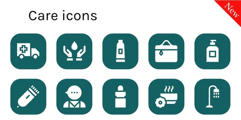 care icon set