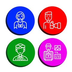 Set of paparazzi icons