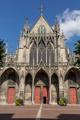Fototapeta na wymiar Basilique Saint-Urbain, 13th century gothic church in Troyes, France
