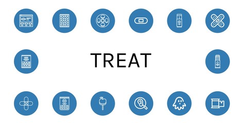 treat simple icons set