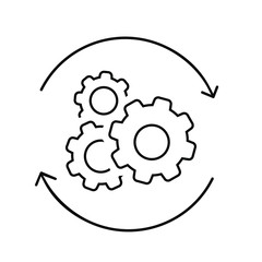  Operations vector icon. process illustration sign. support symbol. settings logo.