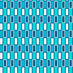 Seamless blue white cross gentle pattern vector