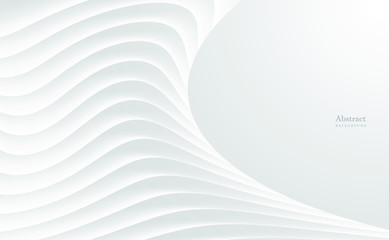 Abstract geometric white and gray color background. Vector, illustration