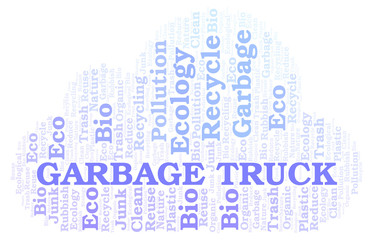 Garbage Truck word cloud.