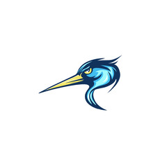HEAD HERON BIRD LOGO