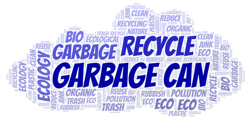 Garbage Can word cloud.