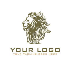 VINTAGE HEAD LION LOGO