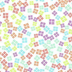 Vector seamless pattern background. Modern stylish abstract texture. Different geometric figures