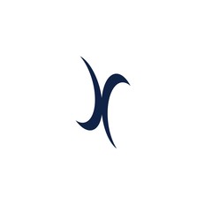 X Letter Logo Template vector icon