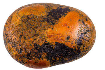 flint of the Baltic sea in a closeup