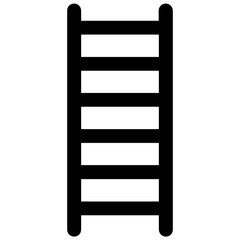 Wooden Ladder Helping Instrument for home building construction vector glyph icon design