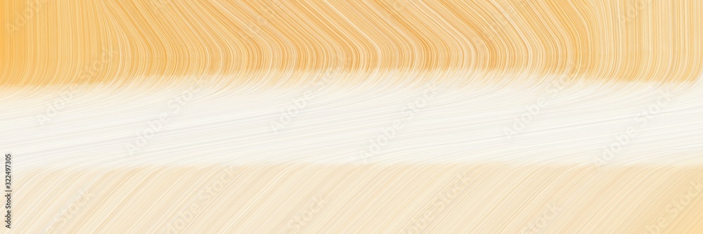 Poster dynamic designed horizontal banner with antique white, burly wood and sandy brown colors. dynamic cu