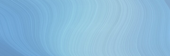 colorful banner with sky blue, corn flower blue and cadet blue colors. dynamic curved lines with fluid flowing waves and curves