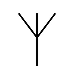 Antenna Electronic Component Symbol For Circuit Design