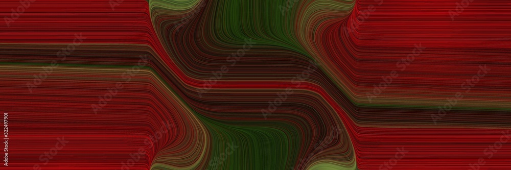 Aufkleber moving designed horizontal header with very dark red, very dark pink and maroon colors. dynamic curved lines with fluid flowing waves and curves