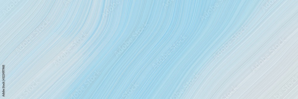 Poster modern header design with powder blue, sky blue and lavender colors. dynamic curved lines with fluid