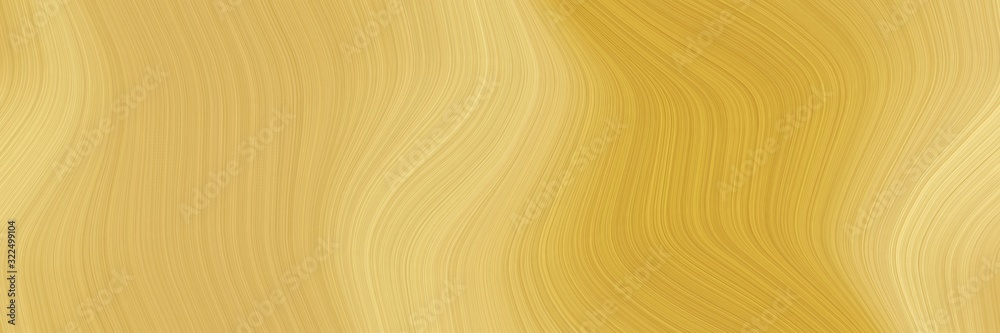 Poster moving banner design with sandy brown, burly wood and golden rod colors. dynamic curved lines with f