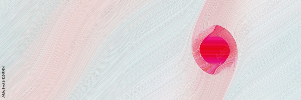 Poster flowing horizontal banner with light gray, crimson and pale violet red colors. dynamic curved lines 