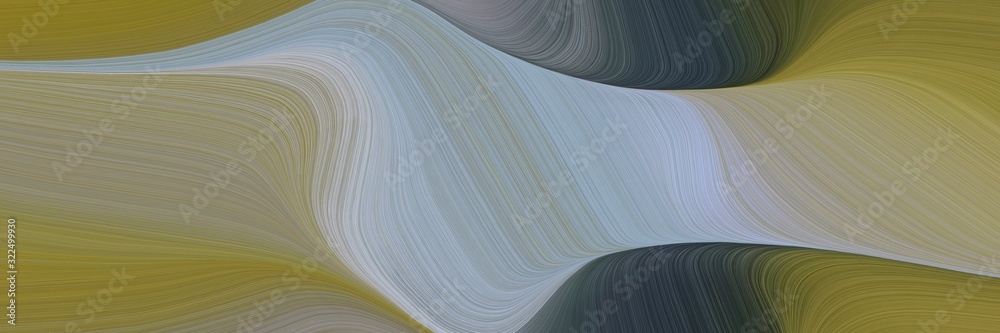 Aufkleber artistic header design with gray gray, dark gray and dark slate gray colors. dynamic curved lines with fluid flowing waves and curves