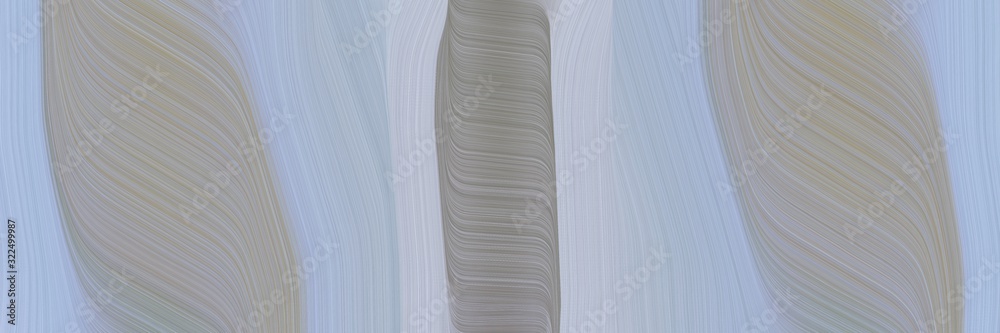 Poster modern banner with pastel blue, ash gray and gray gray colors. dynamic curved lines with fluid flowi