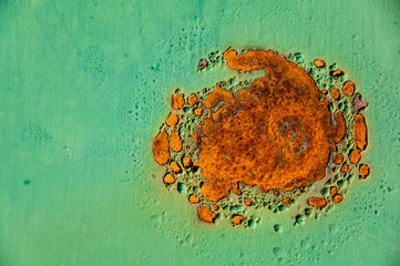 Texture of rusty metal structure