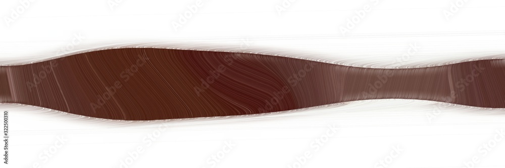 Poster decorative banner with antique white, old mauve and rosy brown colors. dynamic curved lines with flu