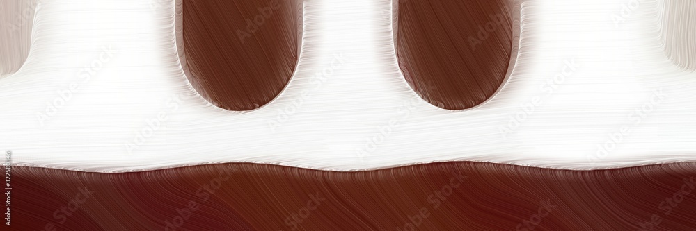 Poster moving banner design with old mauve, linen and dark red colors. dynamic curved lines with fluid flow
