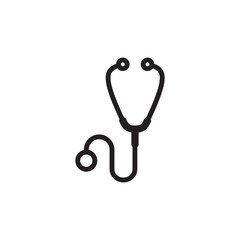 stethoscope icon design vector logo template EPS 10