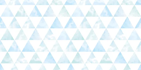 Wall murals Triangle Watercolor geometric background. Seamless pattern.Vector. 水彩幾何学パターン 