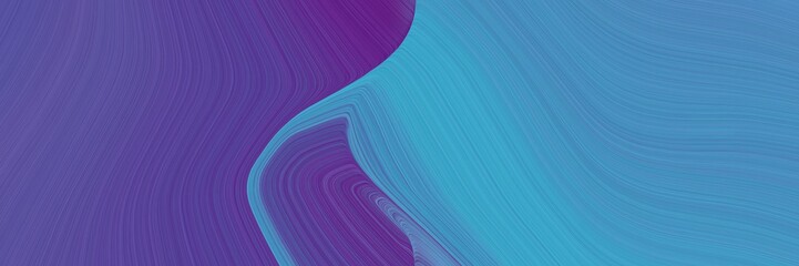 flowing horizontal header with steel blue, dark slate blue and slate blue colors. dynamic curved lines with fluid flowing waves and curves