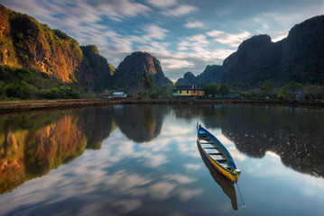 Scenic View Of Karst Hill In Rammang Rammang Village