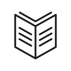 book icon design vector logo template EPS 10