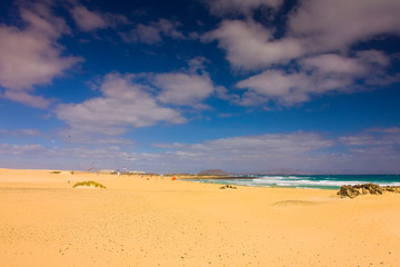 Fototapeta na wymiar El Jable , Playa de Barlovento , Jandia , Fuerteventura , Canary Islands spain