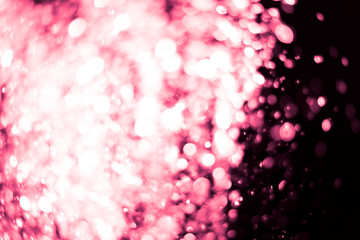 pink or red abstract background with bokeh
