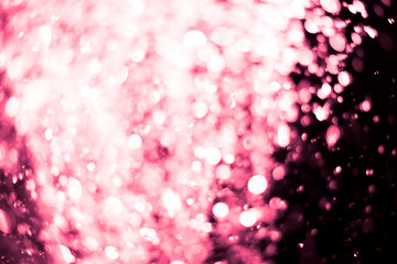 pink or red abstract background with bokeh