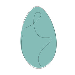 Easter egg cartoon design vector illustration