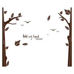 The beautiful tree with the quote