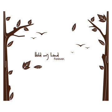 The beautiful tree with the quote